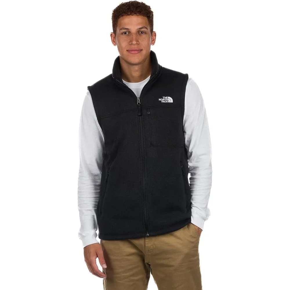 The North Face Tsillan NF0A7V5EKS7 Vest‎ Men XL Black Heather Full Zip SGN1614